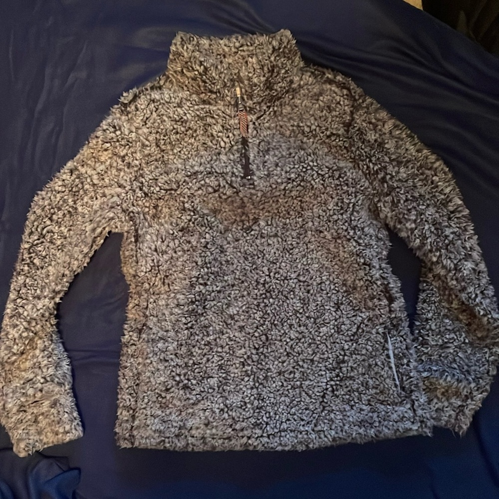 Original Weatherproof Vintage, Size S, Grey and white cozy jacket